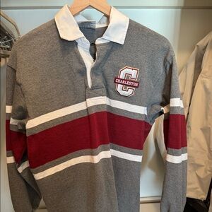 College of Charleston rugby shirt. Mens medium